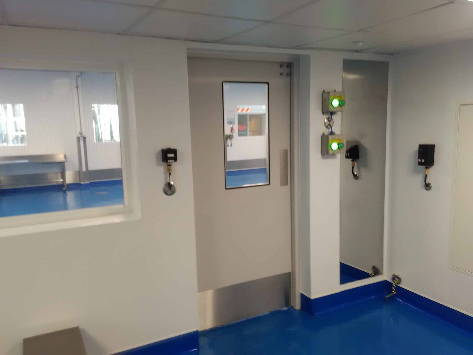 Fully installed access control system in an industrial home